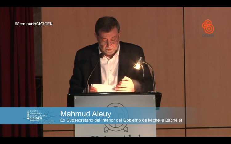 Quinto Seminario Internacional CIGIDEN: Presentación Mahmud Aleuy