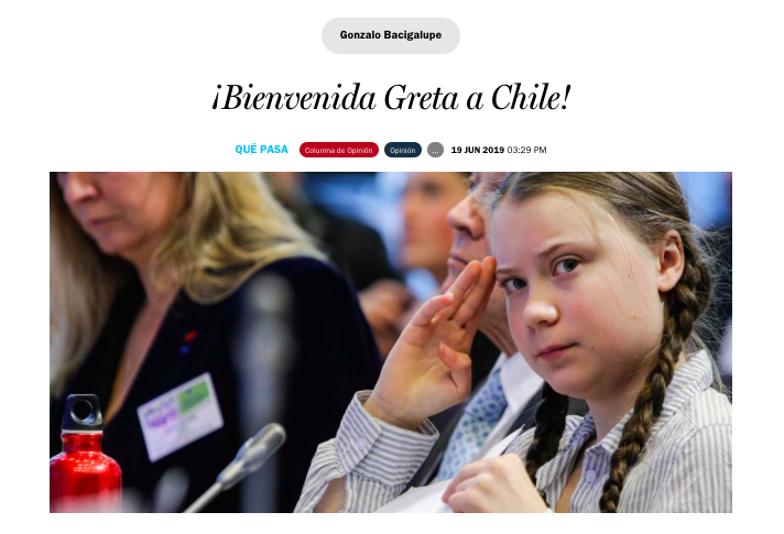 ¡Welcome to Chile Greta!