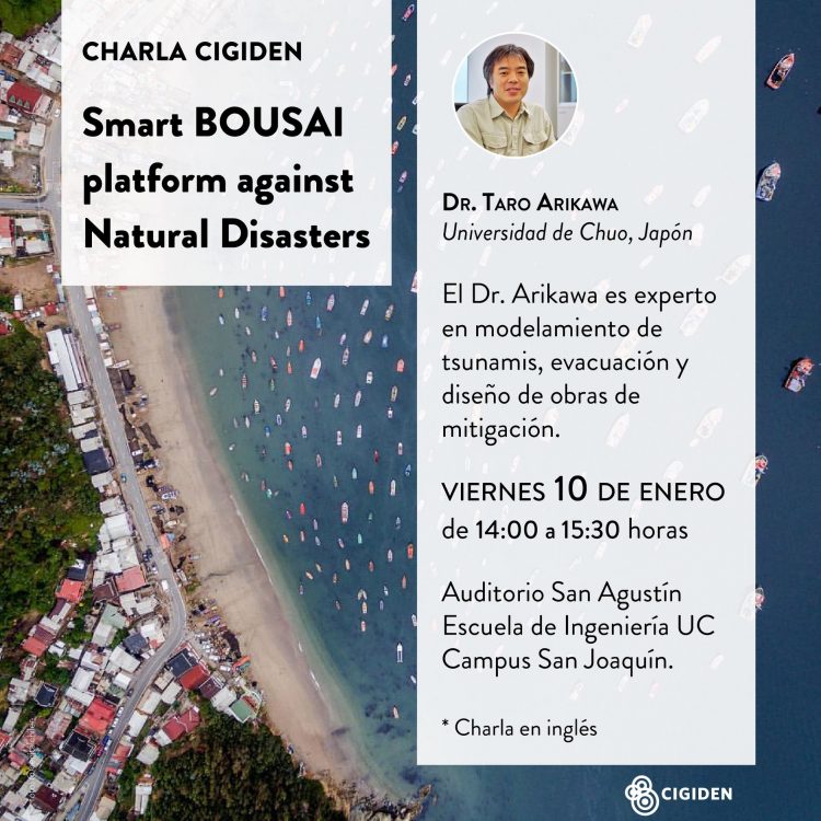 Charla: Smart BOUSAI platform against natural disasters