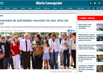 Diario Concepción: Diversidad de actividades marcaran los diez años del 27F