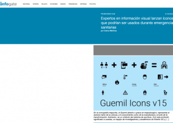 Infogate: Expertos en información visual lanzan íconos que podrían ser usados durante emergencias sanitarias