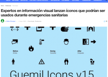 Ilustrado.cl: Expertos en información visual lanzan íconos que podrían ser usados durante emergencias sanitarias