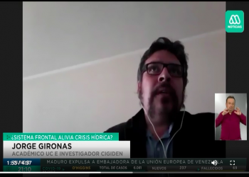 Meganoticias.cl: ¿Sistema frontal alivia crisis hídrica?