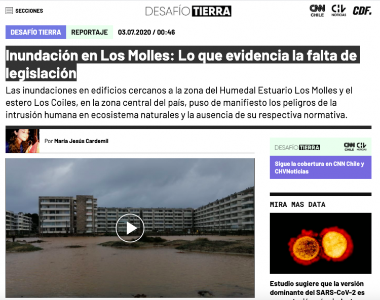 CNN – Inundación en Los Molles: Lo que evidencia la falta de legislación
