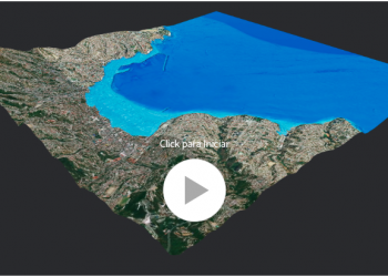 Simulación 3D muestra cómo un megasismo y tsunami similar al de 1730 impactaría en la bahía de Valparaíso