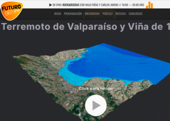 Futuro.cl: Simulación 3D muestra cómo un megasismo y tsunami similar al de 1730 impactaría en la bahía de Valparaíso
