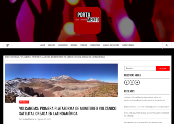 Portamento.cl – Volcanoms: Primera plataforma de monitoreo volcánico satelital creada en Latinoamérica