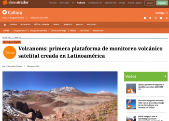 El Mostrador.cl – Volcanoms: primera plataforma de monitoreo volcánico satelital creada en Latinoamérica