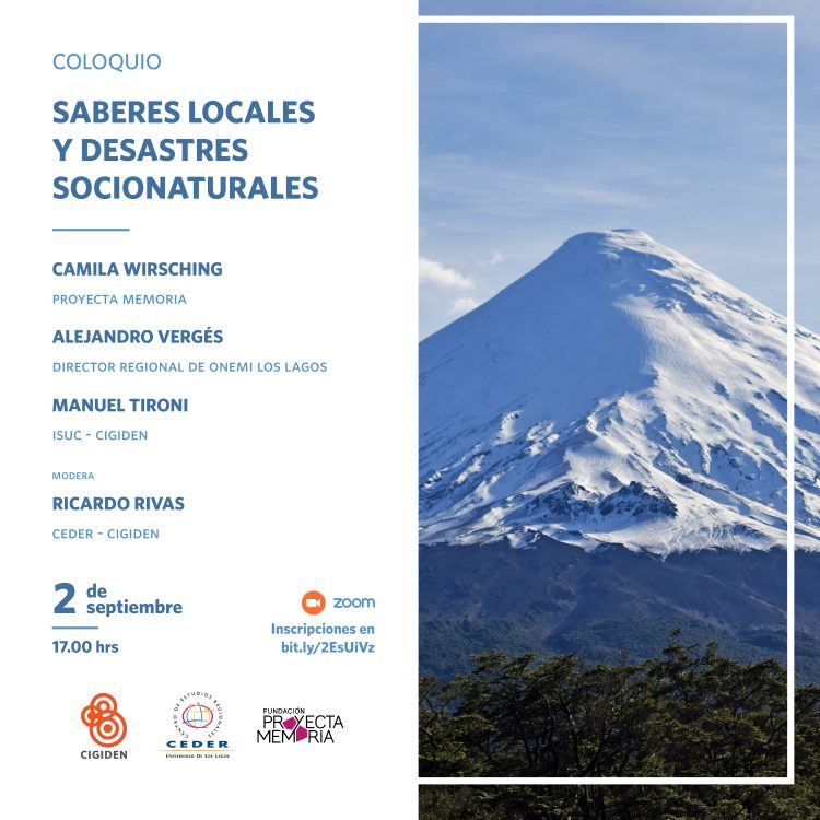 Saberes Locales y Desastres Socionaturales