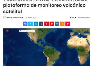 El América.cl: VOLCANOMS: Ckelar Volcanes, lanza plataforma de monitoreo volcánico satelital