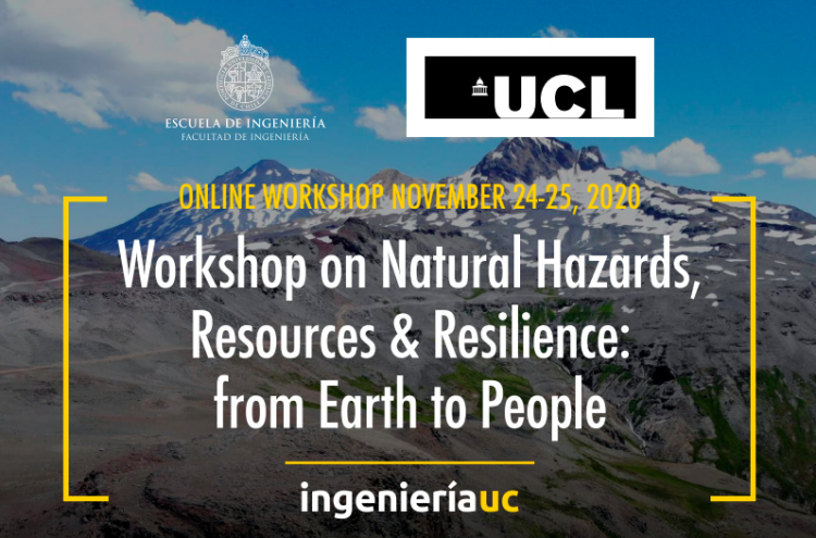 Workshop on Natural Hazards, Resources & Resilience: from Earth to People