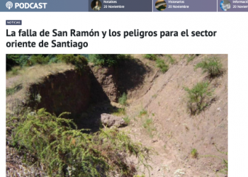 Duna.cl: La falla de San Ramón y los peligros para el sector oriente de Santiago.