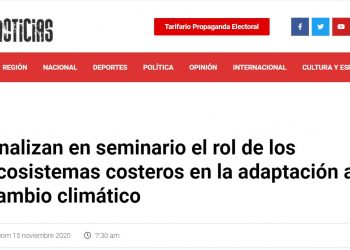 G5noticias.cl: Analizan en seminario el rol de los ecosistemas costeros en la adaptación al cambio climático