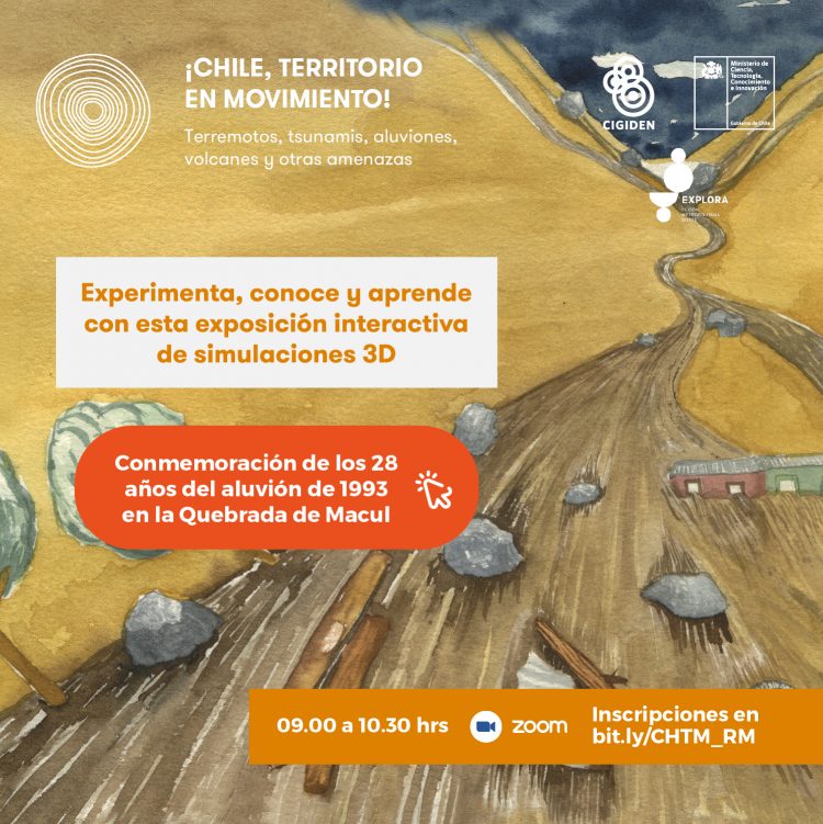 ¡Chile, territorio en movimiento! Región Metropolitana: Conmemoración del aluvión en la Quebrada de Macul.