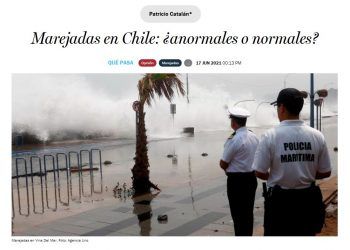 Marejadas en Chile: ¿anormales o normales?