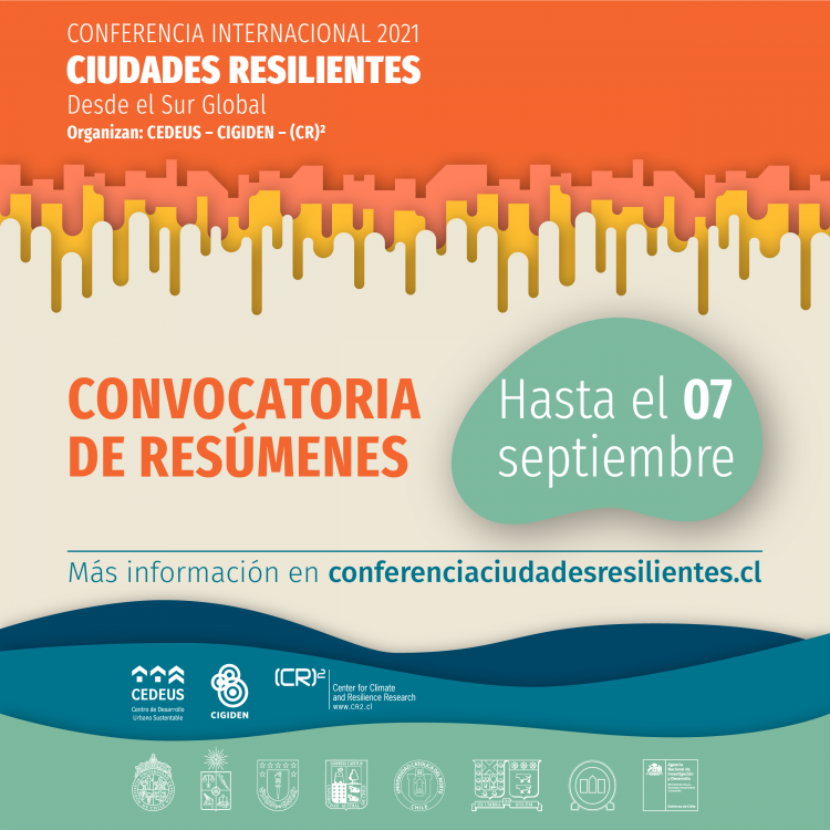 Abierta la convocatoria para participar de la Conferencia internacional 2021 «Ciudades resilientes»