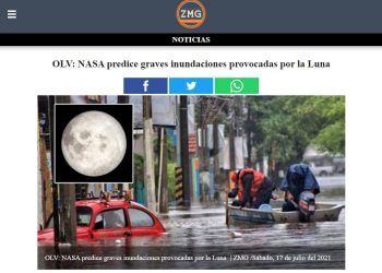Noticias ZMG.com – OLV: NASA predice graves inundaciones provocadas por la Luna.