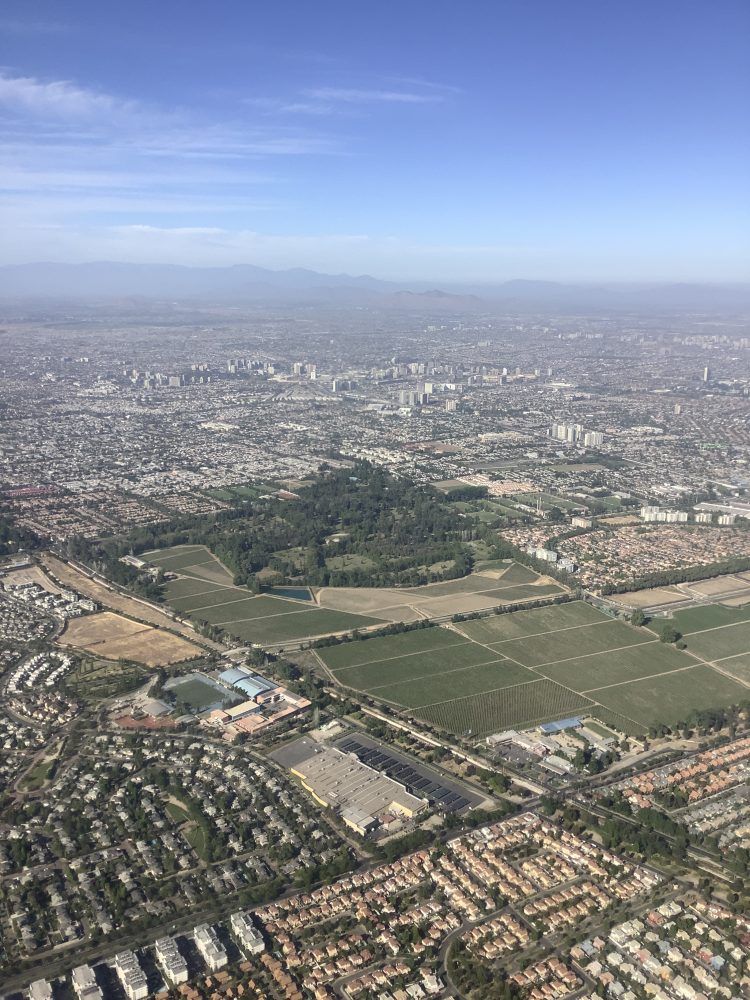 Científicos realizan sobrevuelo para estudiar las multiamenazas en la cuenca del Río Maipo