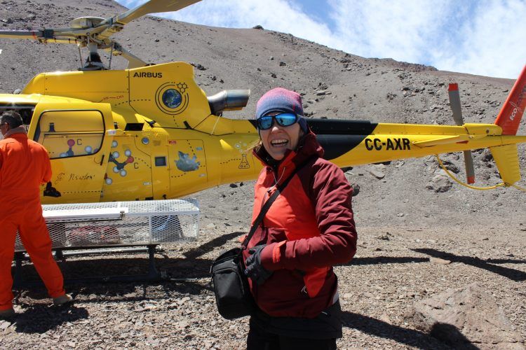 Científicos realizan sobrevuelo para estudiar las multiamenazas en la cuenca del Río Maipo