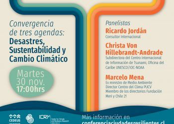 [Online] Convergencia de 3 agendas: Desastres, Sustentabilidad y Cambio Climático