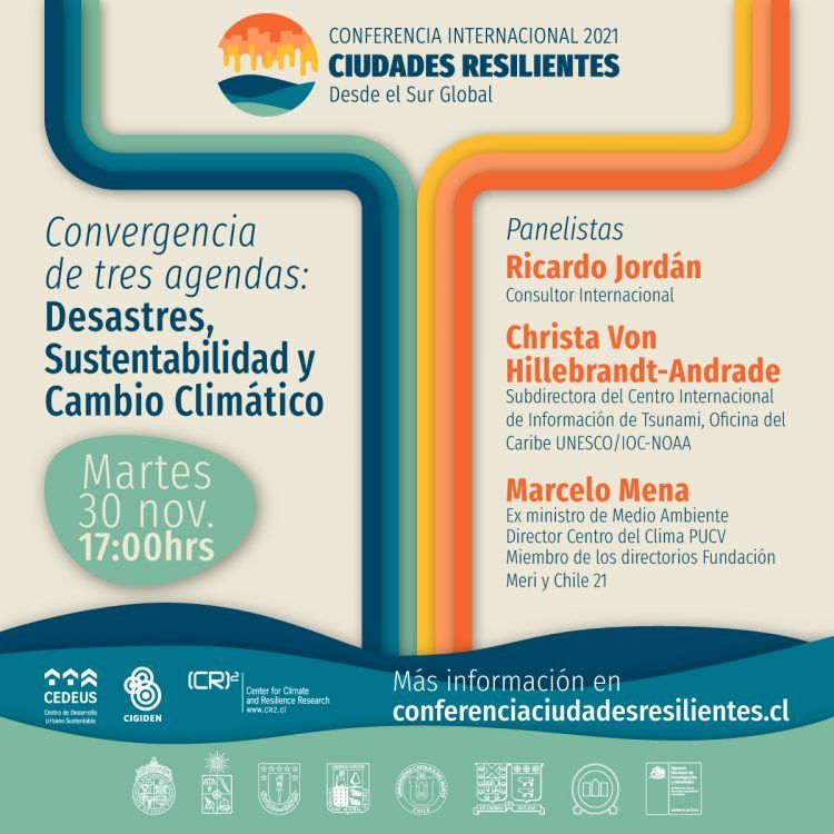 [Online] Convergencia de 3 agendas: Desastres, Sustentabilidad y Cambio Climático