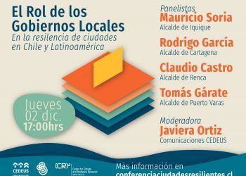 La urgencia de contar con ciudades resilientes al cambio climático es abordado en conferencia internacional