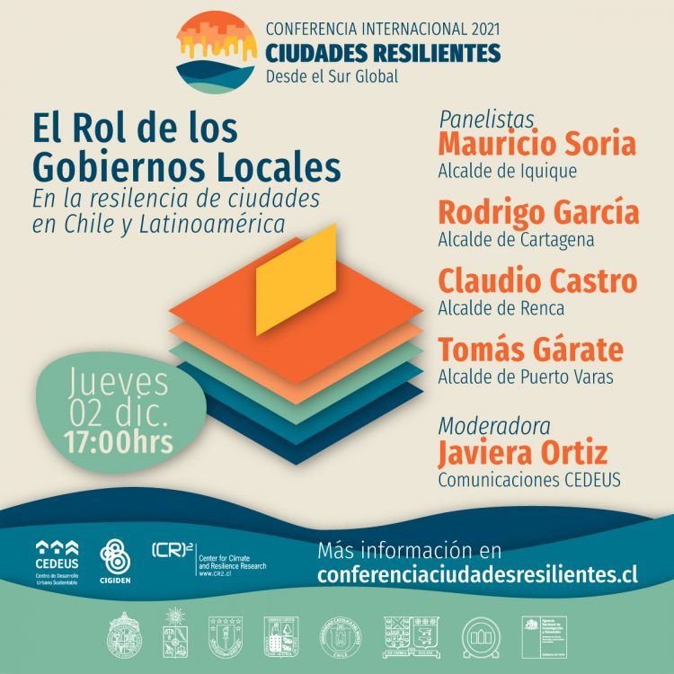 La urgencia de contar con ciudades resilientes al cambio climático es abordado en conferencia internacional