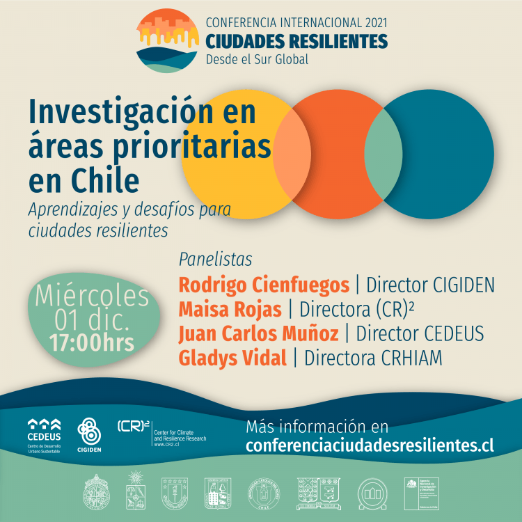 La urgencia de contar con ciudades resilientes al cambio climático es abordado en conferencia internacional