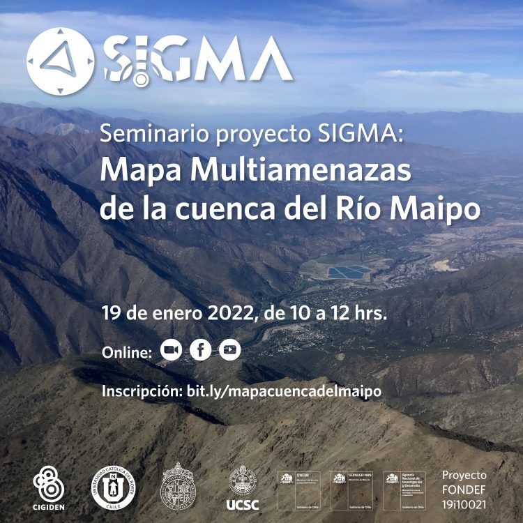 Seminario proyecto SIGMA: Mapa Multiamenazas en la cuenca del Río Maipo