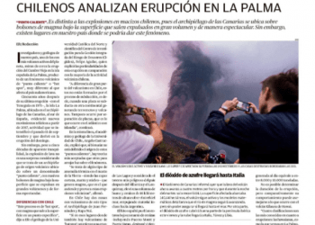 Diario Austral de Valdivia- Vulcanismo de «Hot spot»: Los expertos chilenos analizan erupción en La Palma