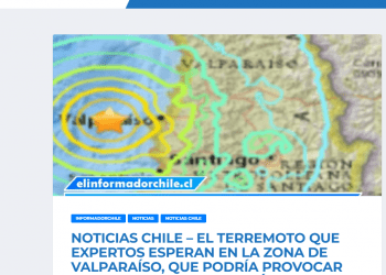 ElInformador.cl: El terremoto que expertos esperan en la zona de Valparaíso, que podría provocar un tsunami y destrucción