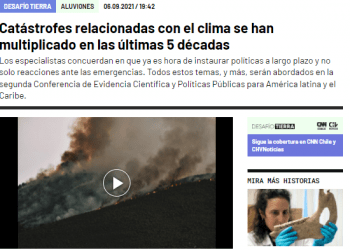 Futuro360.com: Catástrofes relacionadas con el clima se han multiplicado en las últimas 5 décadas