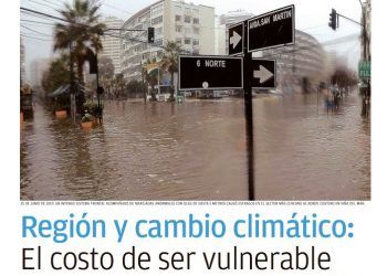 El Mercurio de Valparaíso – Región y cambio climático: El costo de ser vulnerable