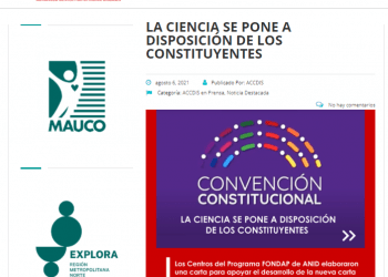 Accdis.cl: La ciencia se pone a disposición de los constituyentes
