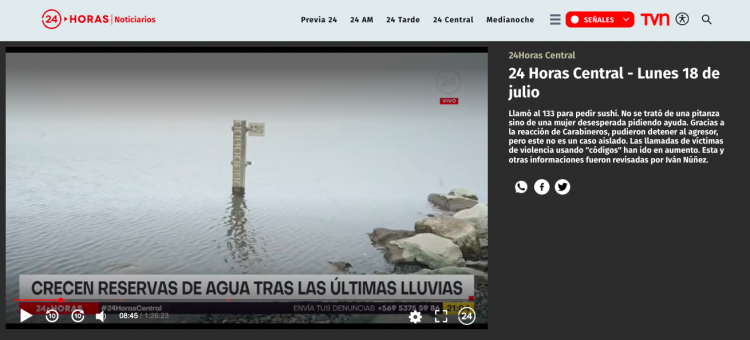 24 Horas Central: Entrevista a Jorge Gironás