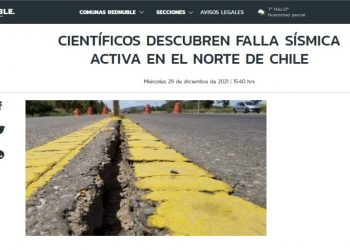 RedMaule | Científicos descubren falla sísmica activa en el norte de Chile