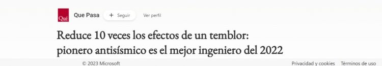 MSN | Reduce 10 veces los efectos de un temblor: pionero antisísmico es el mejor ingeniero del 2022