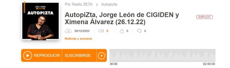 Radio Zeta | Jorge León de CIGIDEN