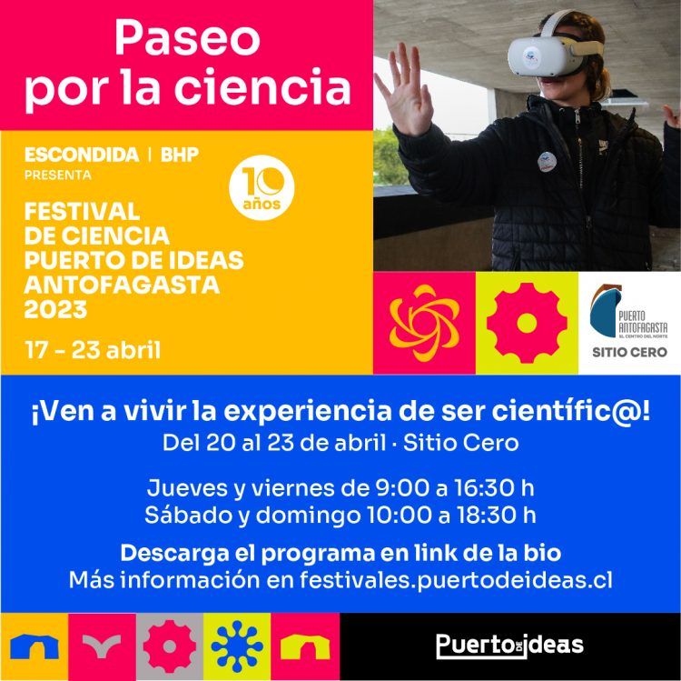 CIGIDEN en el Paseo por la Ciencia. Puerto Ideas, Antofagasta