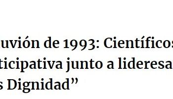 Portal Metropolitano | A 30 años del aluvión de 1993: Científicos desarrollan cartografía participativa junto a lideresas del “Campamentos Dignidad”
