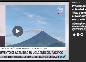 24 Horas | Preocupación por aumento de actividad en volcanes del Pacífico: «Hay que estar pendientes de las autoridades para una eventual evacuación»