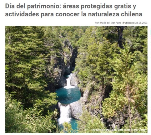 El Desconcierto | Día del patrimonio: áreas protegidas gratis y actividades para conocer la naturaleza chilena