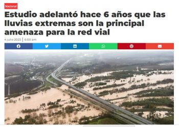 G5 Noticias | Estudio adelantó hace 6 años que las lluvias extremas son la principal amenaza para la red vial