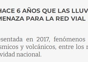 Ingeniería UC | ESTUDIO ADELANTÓ HACE 6 AÑOS QUE LAS LLUVIAS EXTREMAS SON LA PRINCIPAL AMENAZA PARA LA RED VIAL