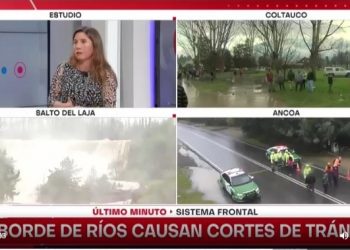 TVN | Desborde de ríos causan cortes de tránsito