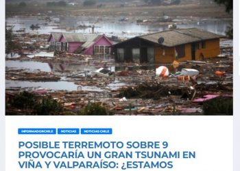 El Informador Chile | POSIBLE TERREMOTO SOBRE 9 PROVOCARÍA UN GRAN TSUNAMI EN VIÑA Y VALPARAÍSO: ¿ESTAMOS PREPARADOS?