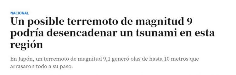 ITV | Un posible terremoto de magnitud 9 podría desencadenar un tsunami en esta región
