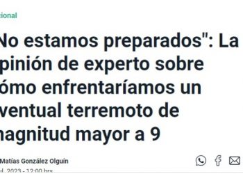 Meganoticias | «No estamos preparados»: La opinión de experto sobre cómo enfrentaríamos un eventual terremoto de magnitud mayor a 9