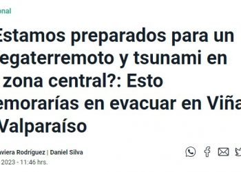 Meganoticias | ¿Estamos preparados para un megaterremoto y tsunami en la zona central?: Esto demorarías en evacuar en Viña y Valparaíso