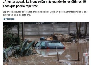 La Hora | ¿A juntar agua?: La inundación más grande de los últimos 10 años que podría repetirse